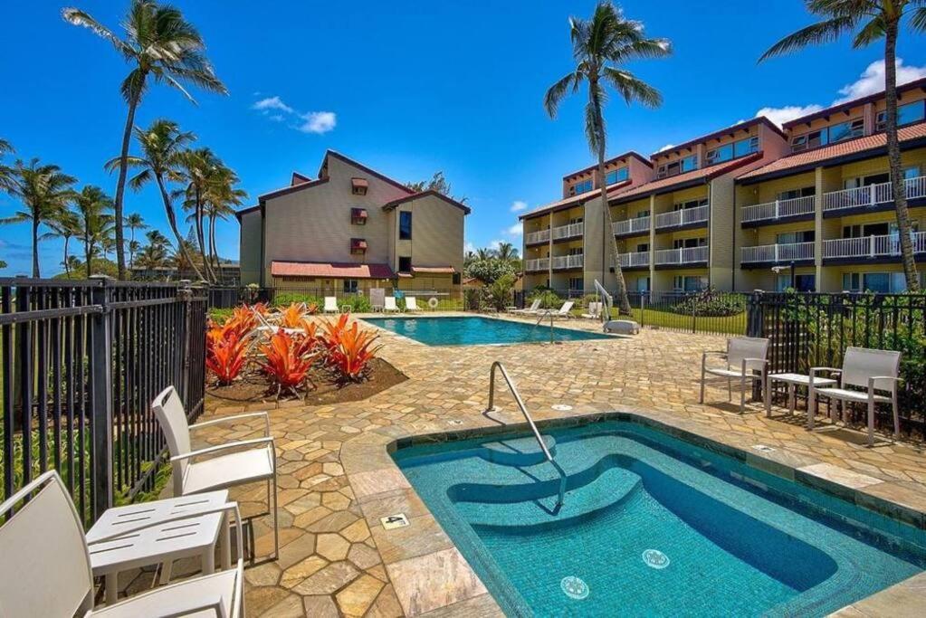 1Br Condo At Oceanfront Resort Kapaa Shore カパア エクステリア 写真